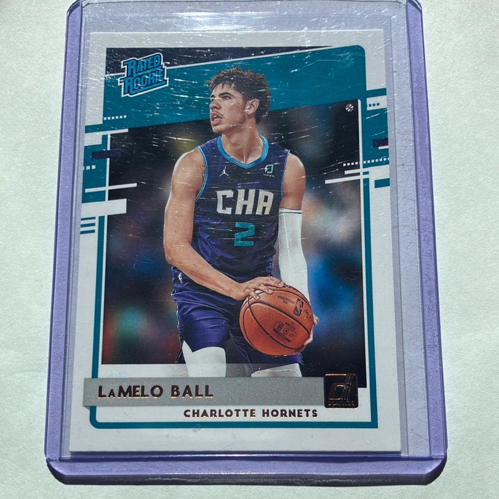 Panini Donruss LaMelo Ball Charlotte Hornets Rated Rookie Card NM+